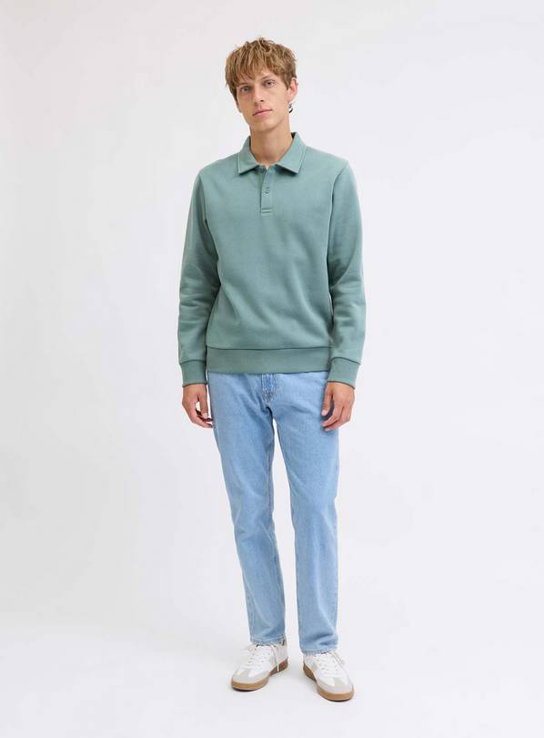 JJ REBEL Tier Sweat Polo Long Sleeved XL